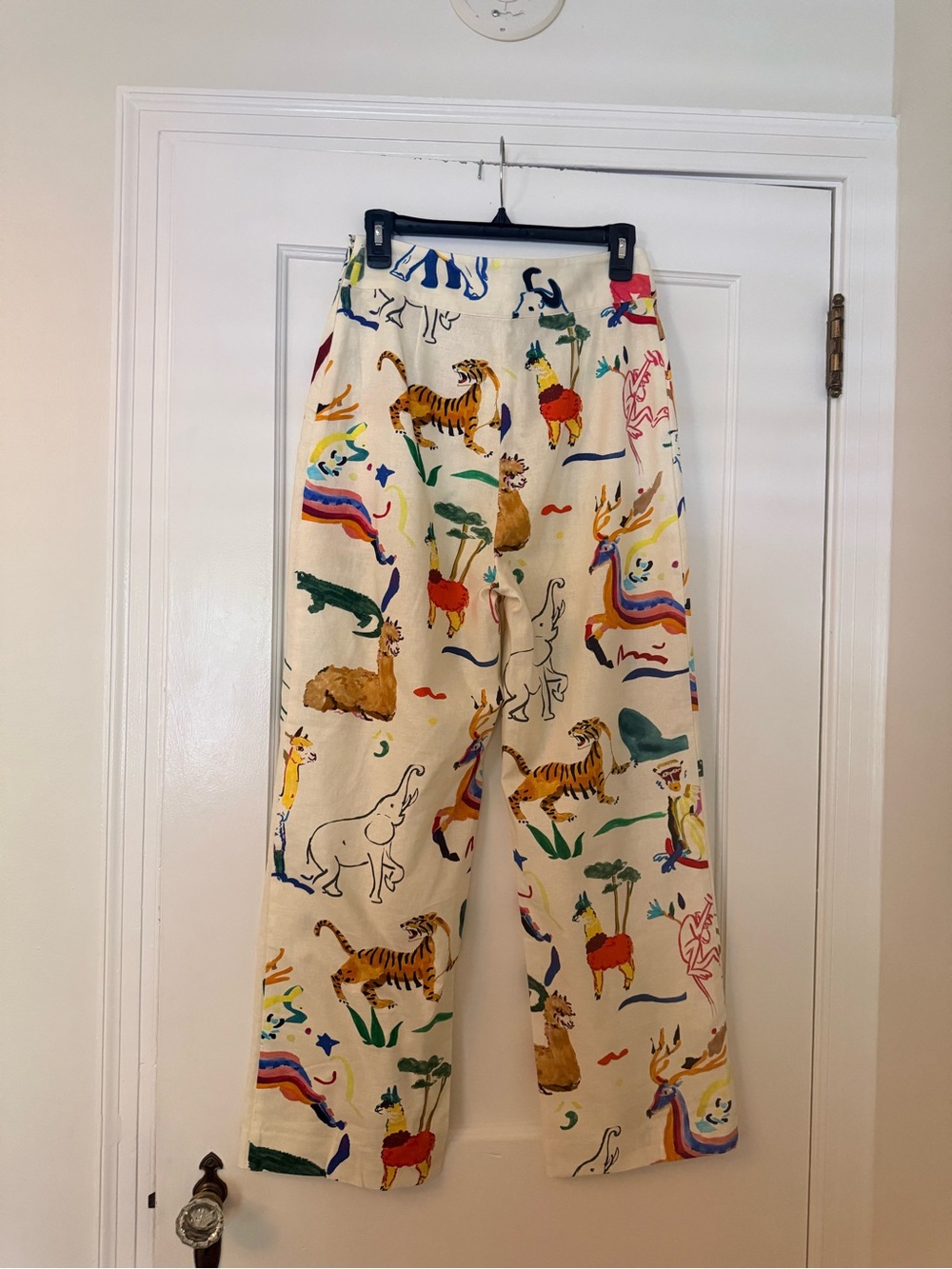 🌿Sézane Jenson trousers G. Kero print - size 6 or 38 - NWT - Picture 7 of 15